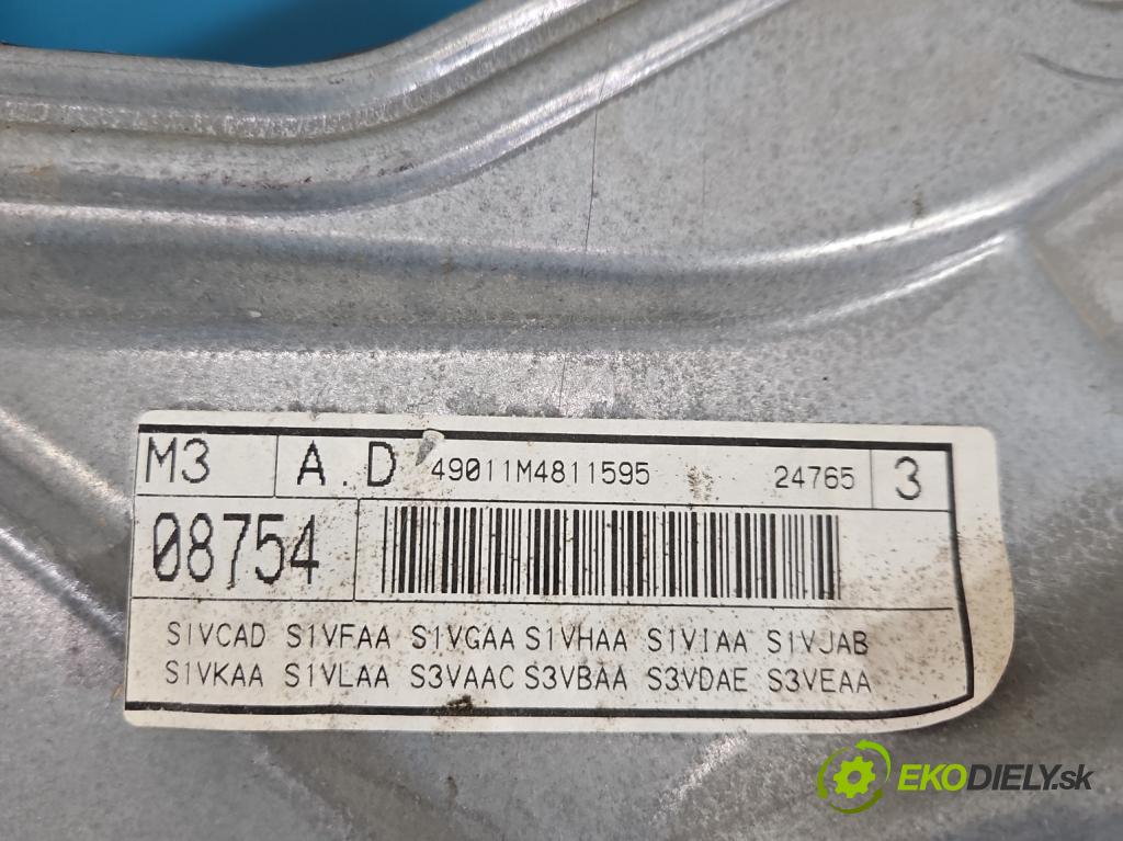 Seat Leon I 1999-2005 1.9 tdi 110 HP manual 81 kW 1896 cm3 5- mechanizmus okna predné pravý 9776-105413-301