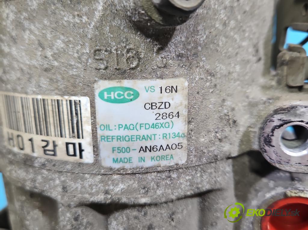 Kia Ceed I 2006-2012 1.6 16V 122 HP manual 89.7 kW 1591 cm3 5- Kompresor: klimatizácie F500-AN6AA05 (Kompresor klimatizácie)