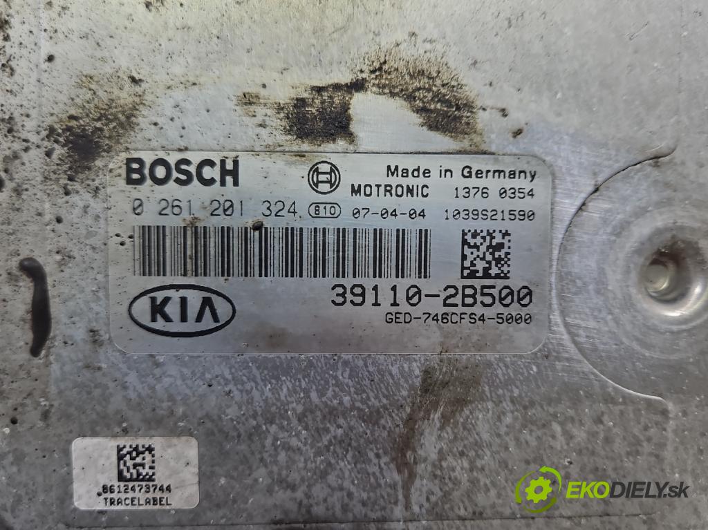 Kia Ceed I 2006-2012 1.6 16V 122 HP manual 89.7 kW 1591 cm3 5- riadiaca jednotka motora 0261201324