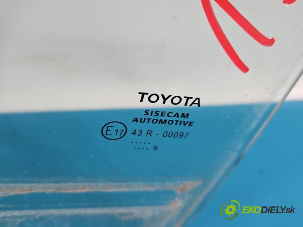Toyota Corolla E21 2019- 1.8 16V 98 HP automatic 72 kW 1798 cm3 4- sklo dvere zadné ľavé
