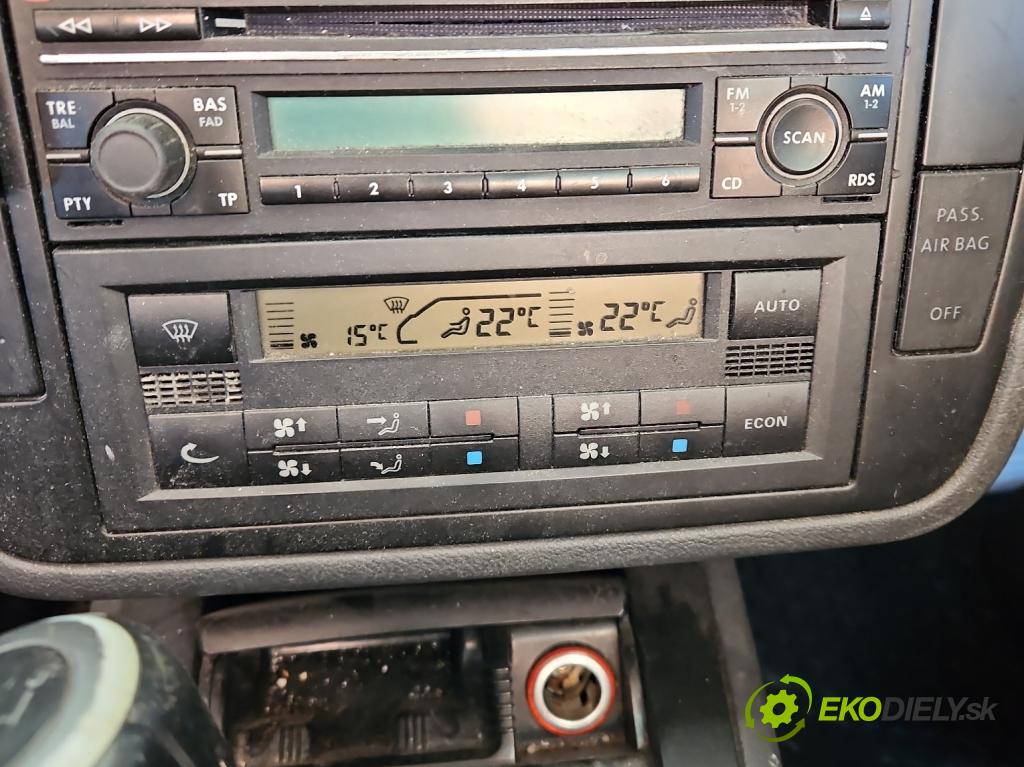 Seat Alhambra I 1996-2010 2.0 8V 116 HP manual 85 kW 1984 cm3 5- panel kúrenia 7M7907040B