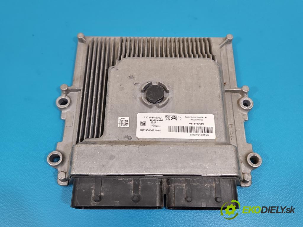 Peugeot 2008 I 2013-2019 1.2 12V 110 HP automatic 81 kW 1199 cm3 5- riadiaca jednotka motora 9806671980