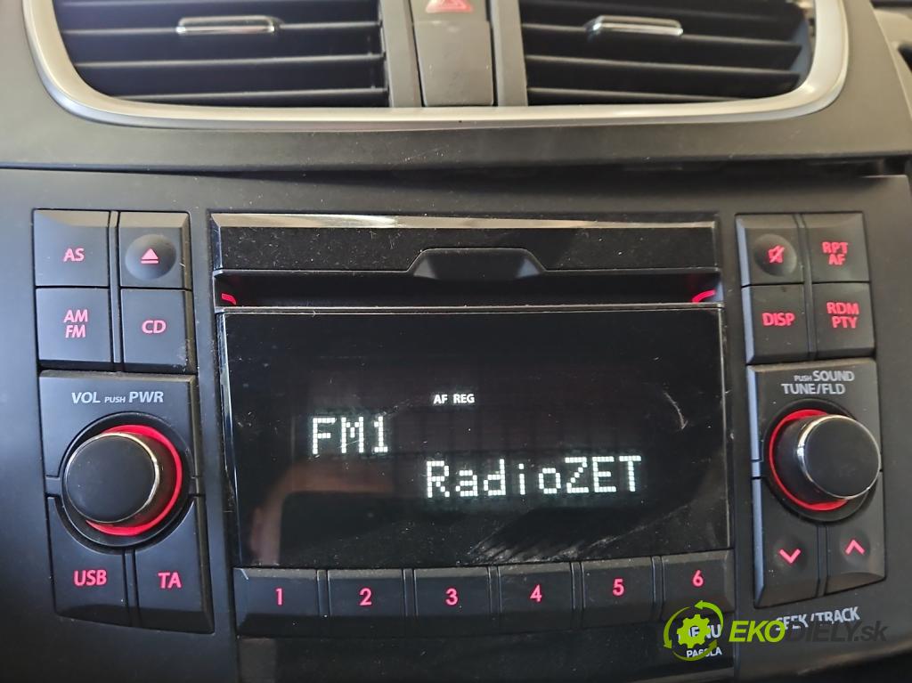 Suzuki Swift Mk7 2010-2017 1.2 16V 94 hp manual 69 kW 1242 cm3 5- Radio továrna: 39101-68LA1-HVW