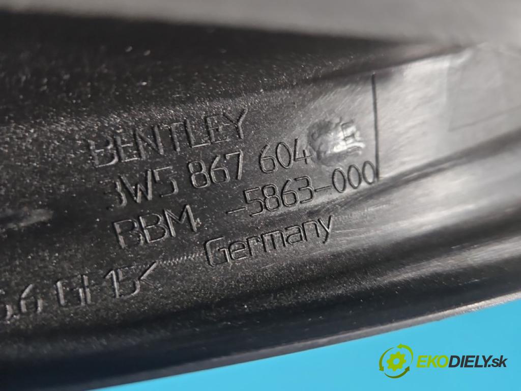 Bentley Continental I 2005-2013 6.0 V12 automatic 411 kW 5998 cm3 4- lišta dveře zadní pravé 3W5867604