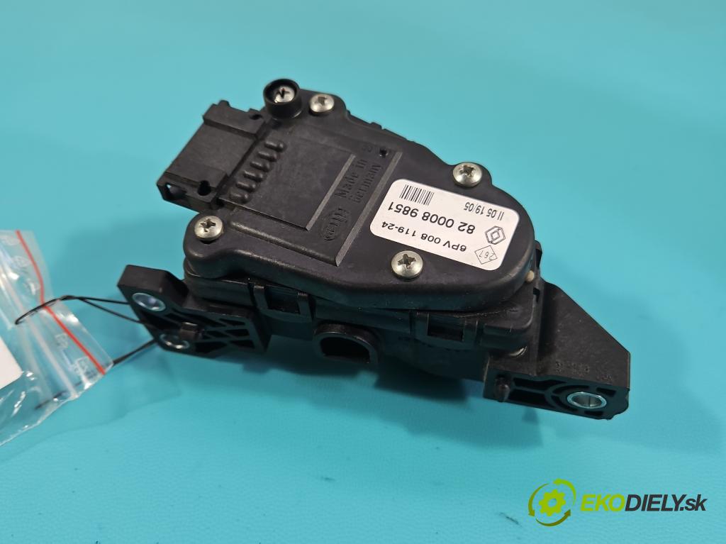 Renault Clio II 1998-2012 1.5 dci 65 hp manual 48 kW 1461 cm3 3- pedal plyn: potenciometr: 8200089851