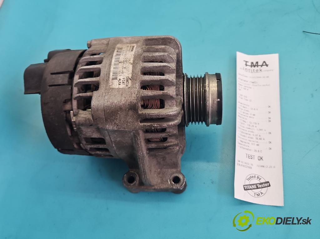 Fiat Tipo II 2015- 1.4 T 120 HP manual 88 kW 1368 cm3 5- Alternator 51874105 (Alternátor)