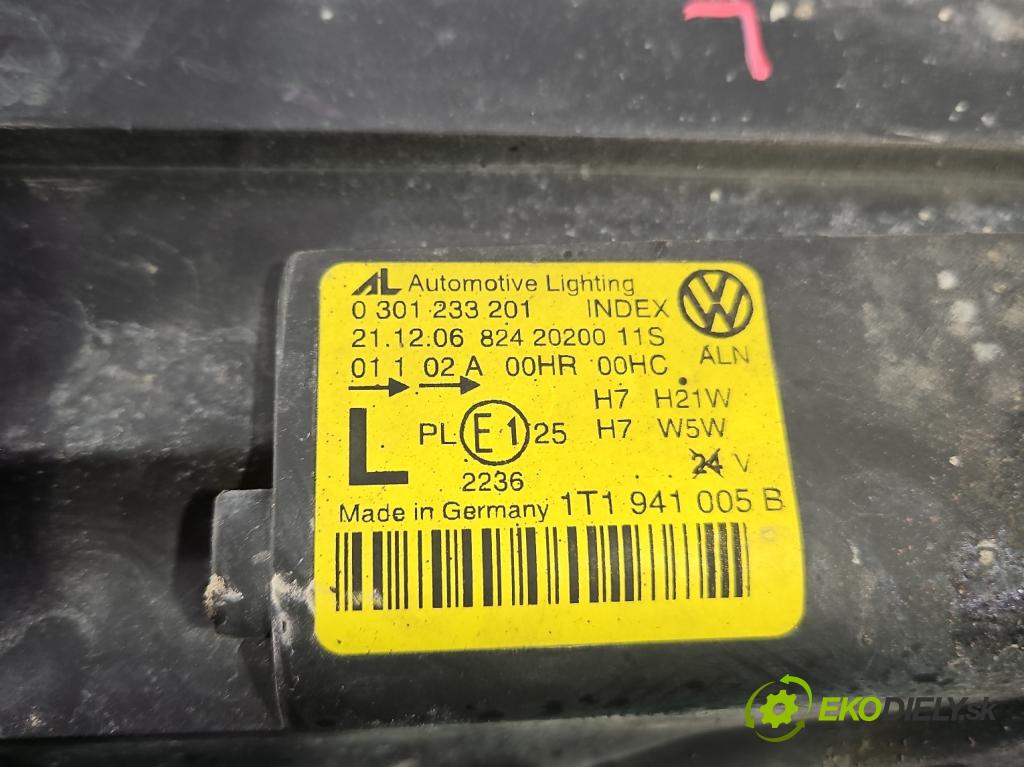 Vw Touran I 2003-2015 1.9 tdi 90 HP manual 66 kW 1896 cm3 5- Reflektor: ľavý 0301233201 (Kľučka dverí ostatné)