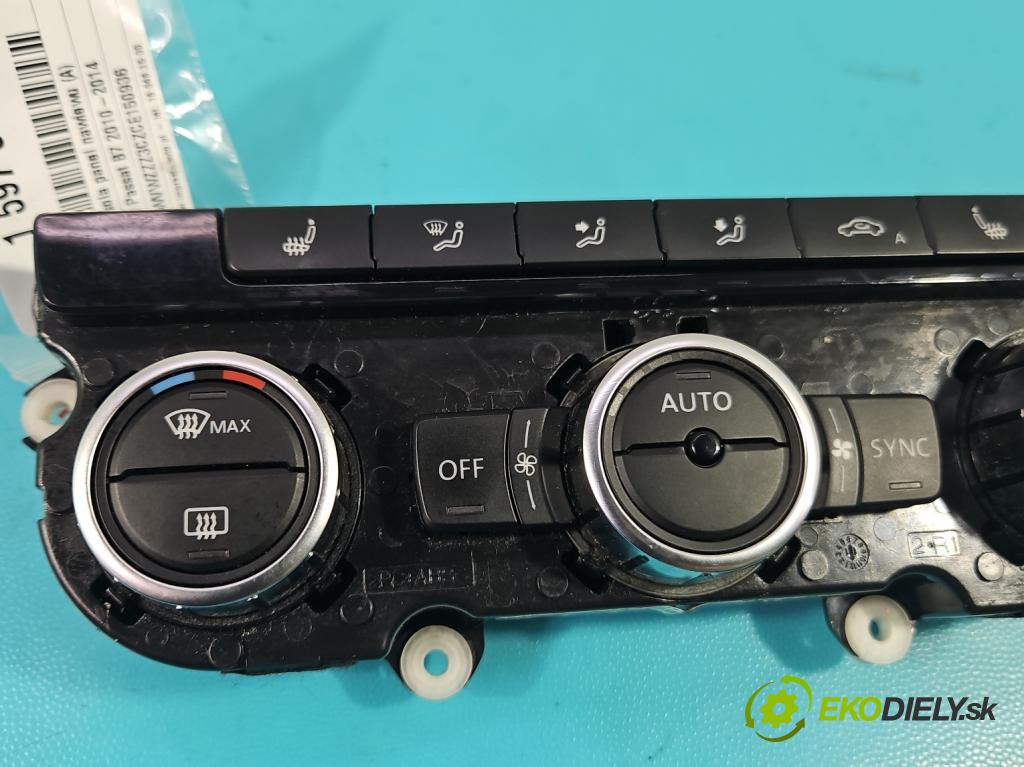 Vw Passat B7 2010-2014 2.0 tdi 140 HP manual 103 kW 1968 cm3 5- panel kúrenia 3AA907044C