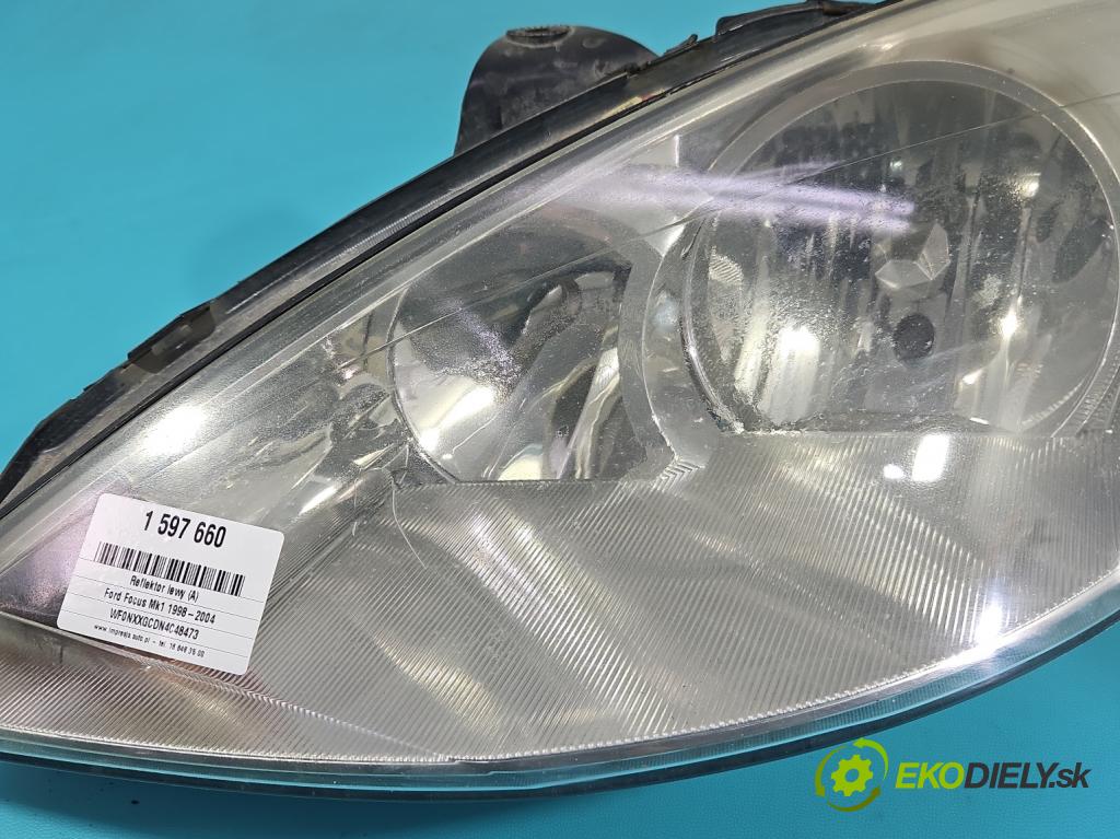 Ford Focus Mk1 1998-2004 1.8 tdci 101 HP manual 74 kW 1753 cm3 5- Reflektor: ľavý  (Kľučka dverí ostatné)