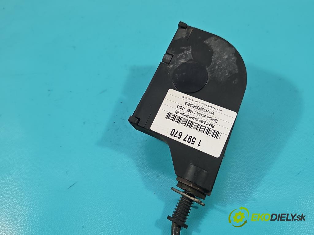 Renault Scenic I 1996-2003 1.9 dci 102 hp manual 75 kW 1870 cm3 5- pedal plyn: potenciometr: