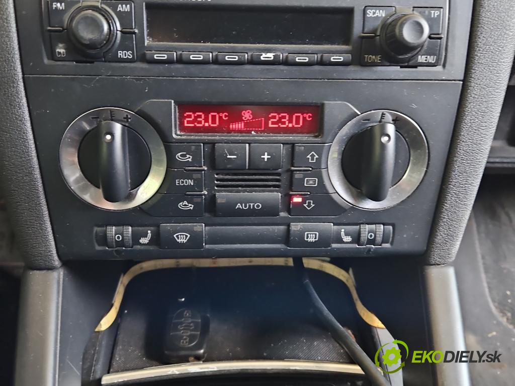 Audi A3 8P 2003-2012 2.0 FSI 150 HP manual 110 kW 1984 cm3 3- panel kúrenia 8P0820043E