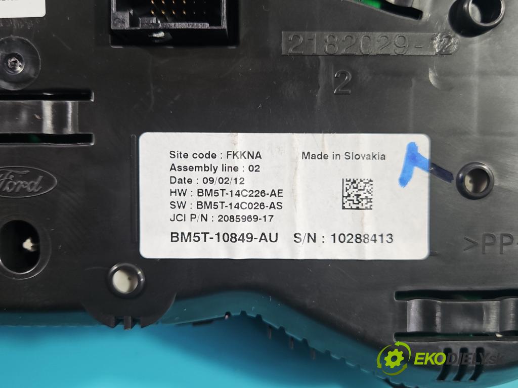 Ford C-Max II 2010-2019 1.6 150 HP manual 110 kW 1596 cm3 5- prístrojovka/ budíky BM5T-10849-AU (Prístrojová doska)