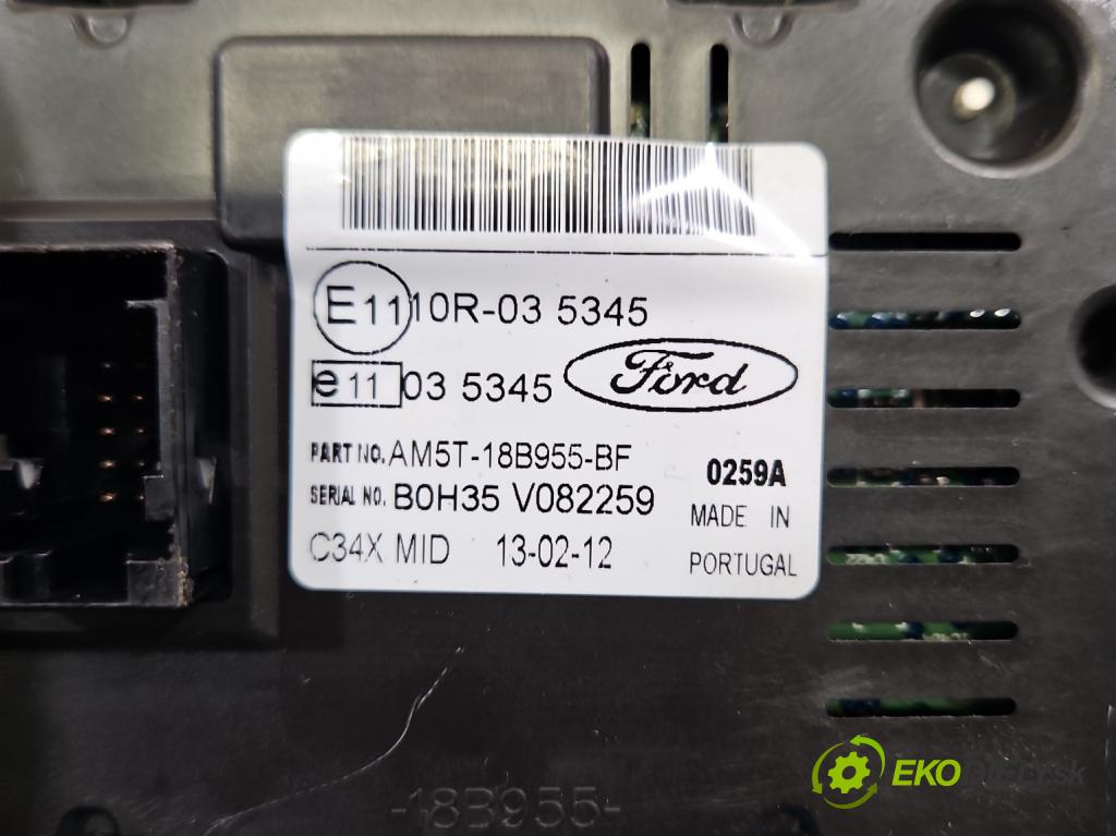 Ford C-Max II 2010-2019 1.6 150 HP manual 110 kW 1596 cm3 5- Zobrazit: AM5T-18B955-BF (Prístrojová doska)