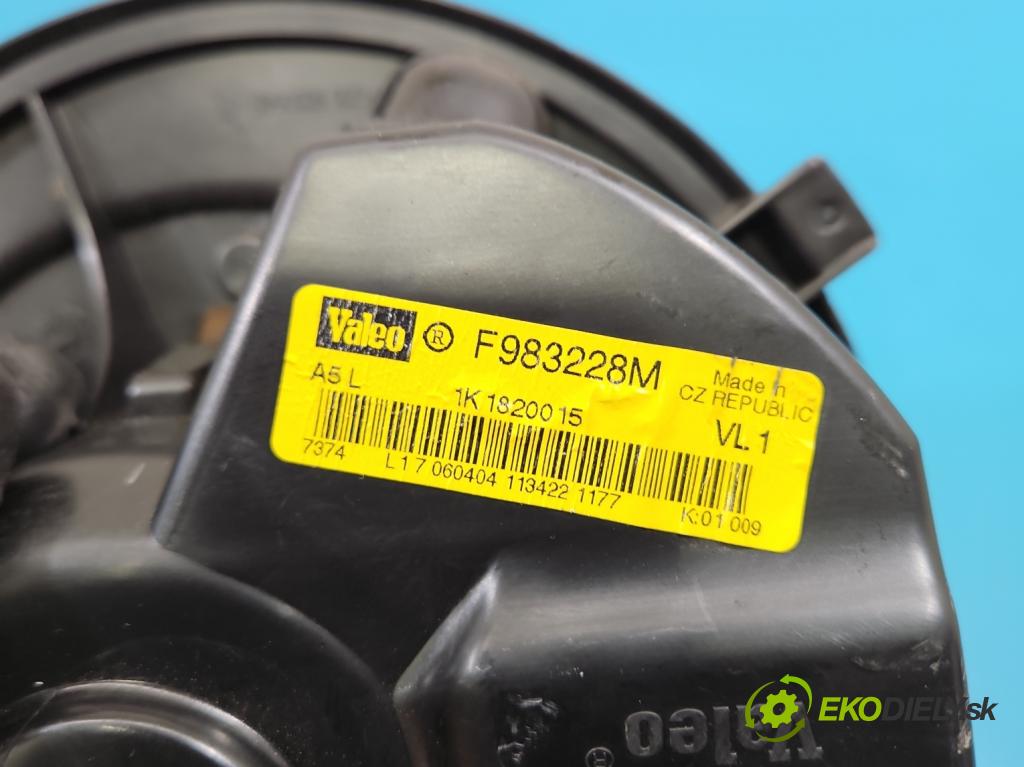 Audi A3 8P 2003-2012 2.0 FSI 150 HP manual 110 kW 1984 cm3 3- ventilátor vzduchu 1K1820015