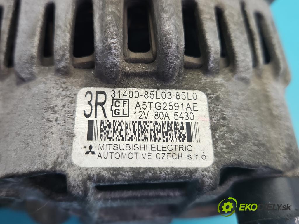 Suzuki Swift Mk7 2010-2017 1.2 16V 94 HP manual 69 kW 1242 cm3 5- Alternator A5TG2591AE (Alternátor)