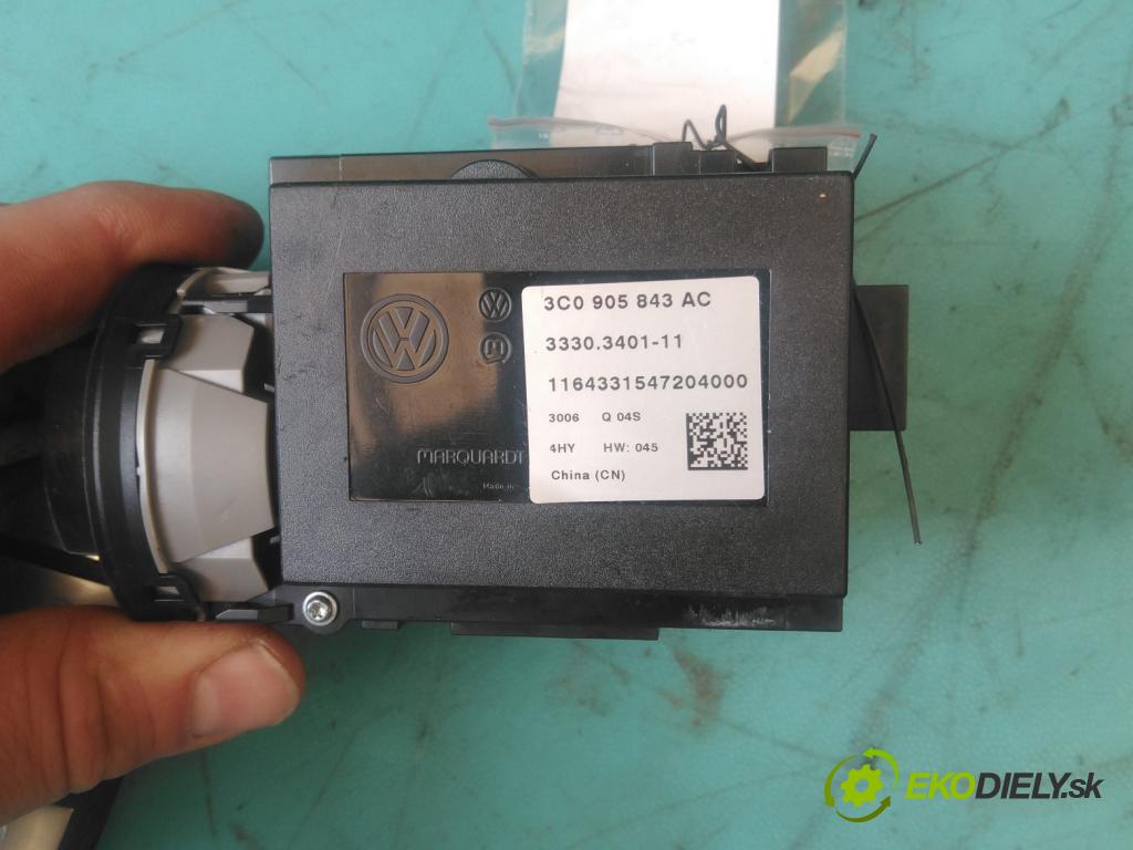Vw Passat B6 2005-2010 2.0 FSI 150 hp automatic 110 kW 1984 cm3 4- spínací skříňka 3C0905843AC (Spínací skříňka)