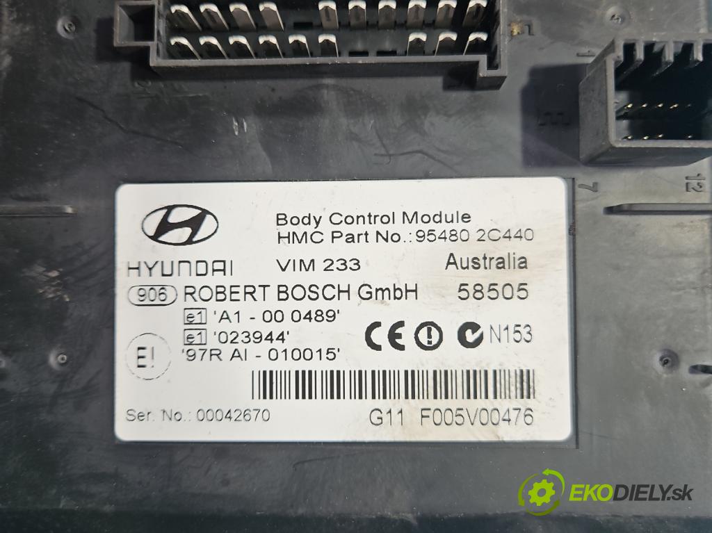 Hyundai Coupe II 2001-2008 1.6 16V 105 HP manual 77 kW 1599 cm3 3- riadiaca jednotka ostatné 95480-2C440