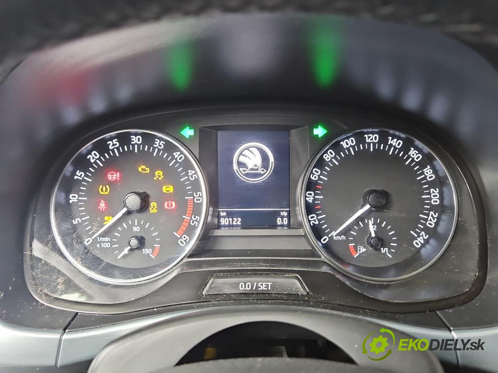 Skoda Fabia III 2014-2021 1.4 tdi 105 HP manual 77 kW 1422 cm3 5- prístrojovka/ budíky 6V0920741C (Prístrojová doska)