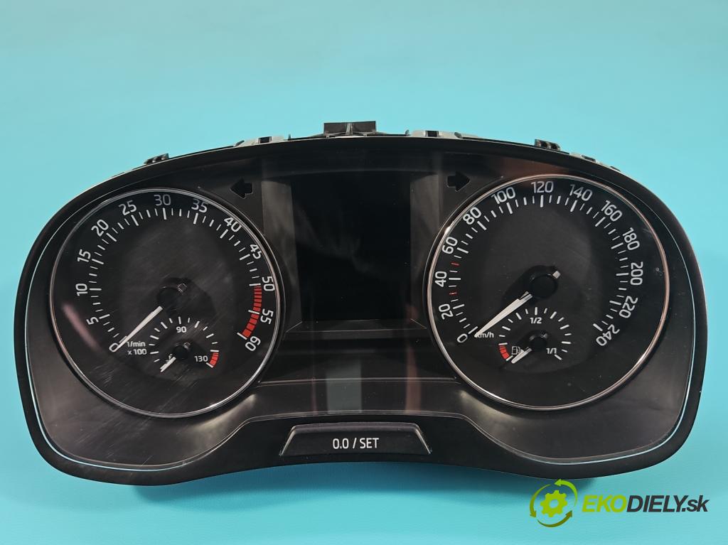Skoda Fabia III 2014-2021 1.4 tdi 105 HP manual 77 kW 1422 cm3 5- prístrojovka/ budíky 6V0920741C (Prístrojová doska)