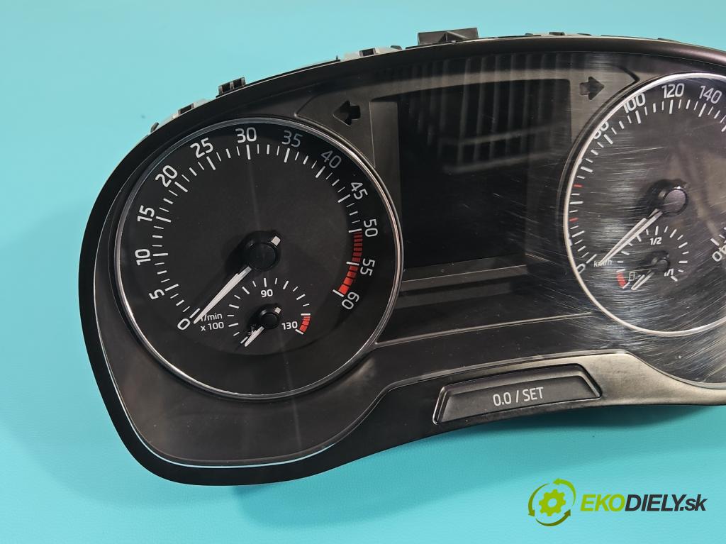 Skoda Fabia III 2014-2021 1.4 tdi 105 HP manual 77 kW 1422 cm3 5- prístrojovka/ budíky 6V0920741C (Prístrojová doska)