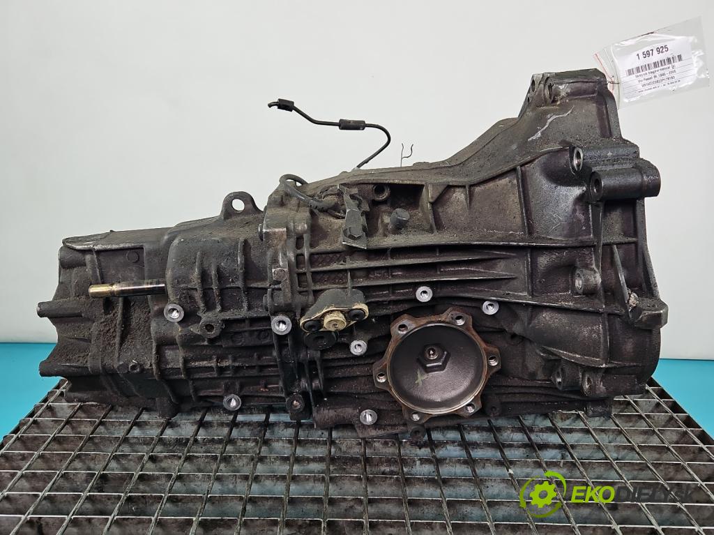 Vw Passat B5 1995-2005 1.9 tdi 101 HP manual 74 kW 1896 cm3 4- prevodovka stupeň,rýchlosť manual EEN