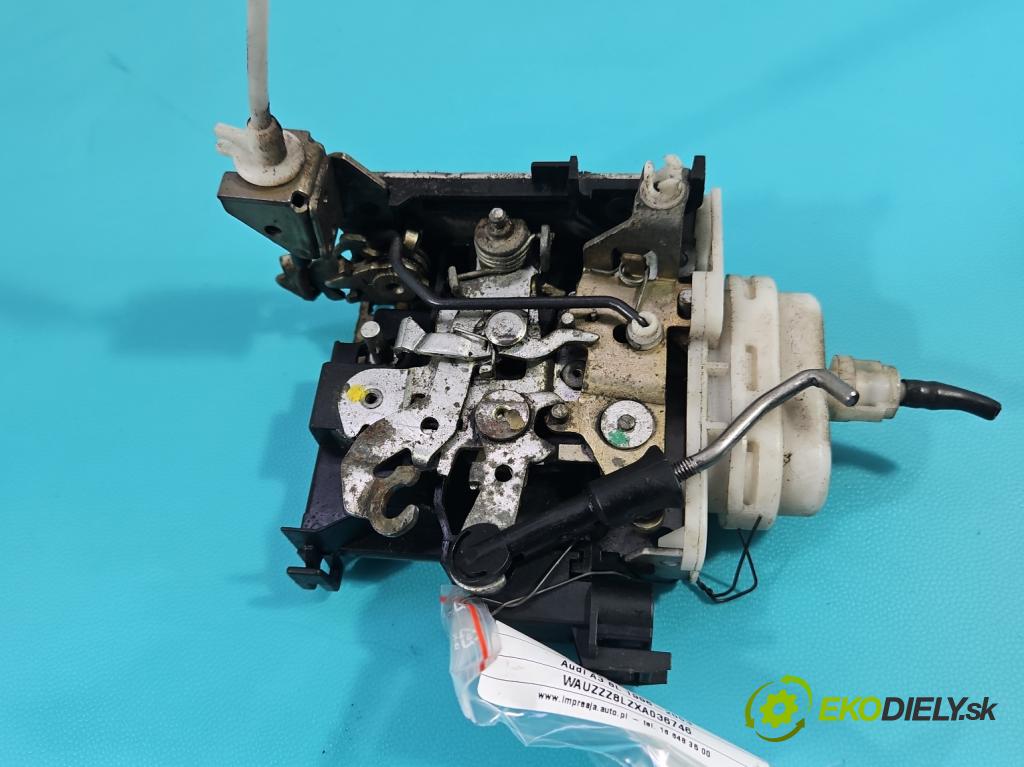 Audi A3 8L 1996-2003 1.6 8V 101 HP manual 74 kW 1595 cm3 3- zámok predné ľavý 8L1837015A