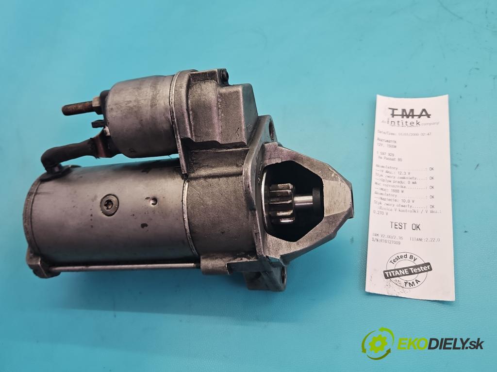 Vw Passat B5 1995-2005 1.9 tdi 101 hp manual 74 kW 1896 cm3 4- startér:  (Startér)