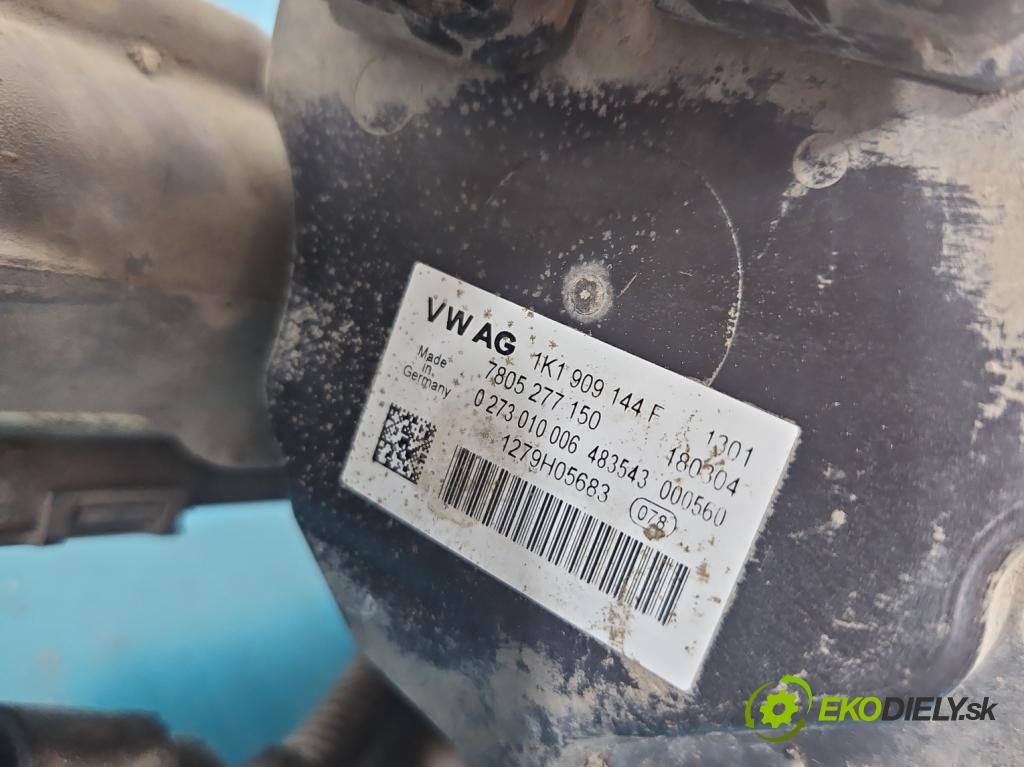 Audi A3 8P 2003-2012 2.0 FSI 150 HP manual 110 kW 1984 cm3 3- Ozubené kolo: volant 1K1423051BE