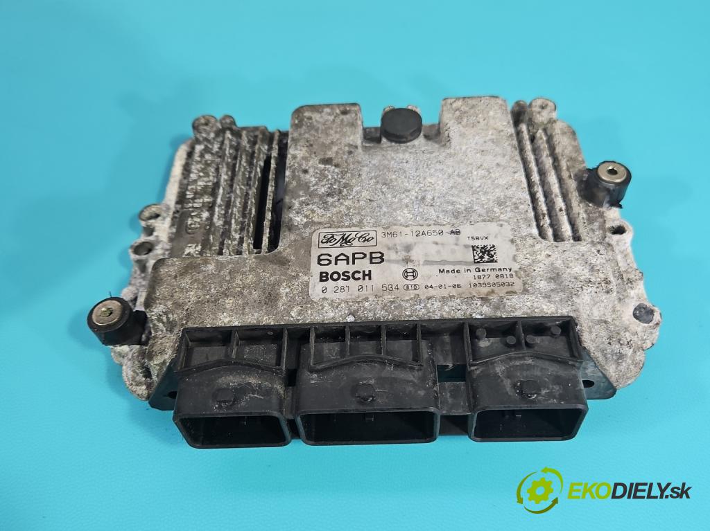 Mazda 3 I BK 2003-2009 1.6 citd 109 HP manual 80 kW 1560 cm3 5- riadiaca jednotka motora 0281011534