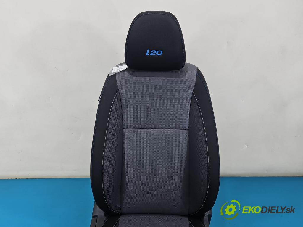 Hyundai i20 II 2014-2020 1.2 16V 84KM manual 62 kW 1248 cm3 5- Sedačka pravý  (Sedadlo)