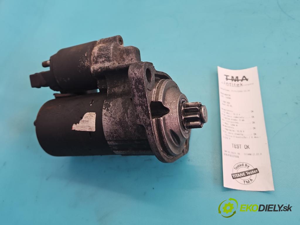 Audi A3 8L 1996-2003 1.6 8V 101 hp manual 74 kW 1595 cm3 3- startér: 0001120402 (Startér)