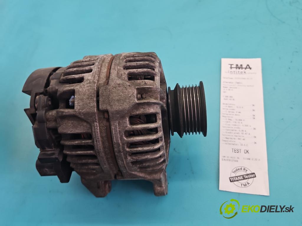 Audi A3 8L 1996-2003 1.6 8V 101 hp manual 74 kW 1595 cm3 3- Alternator 028903028D (Alternátor)
