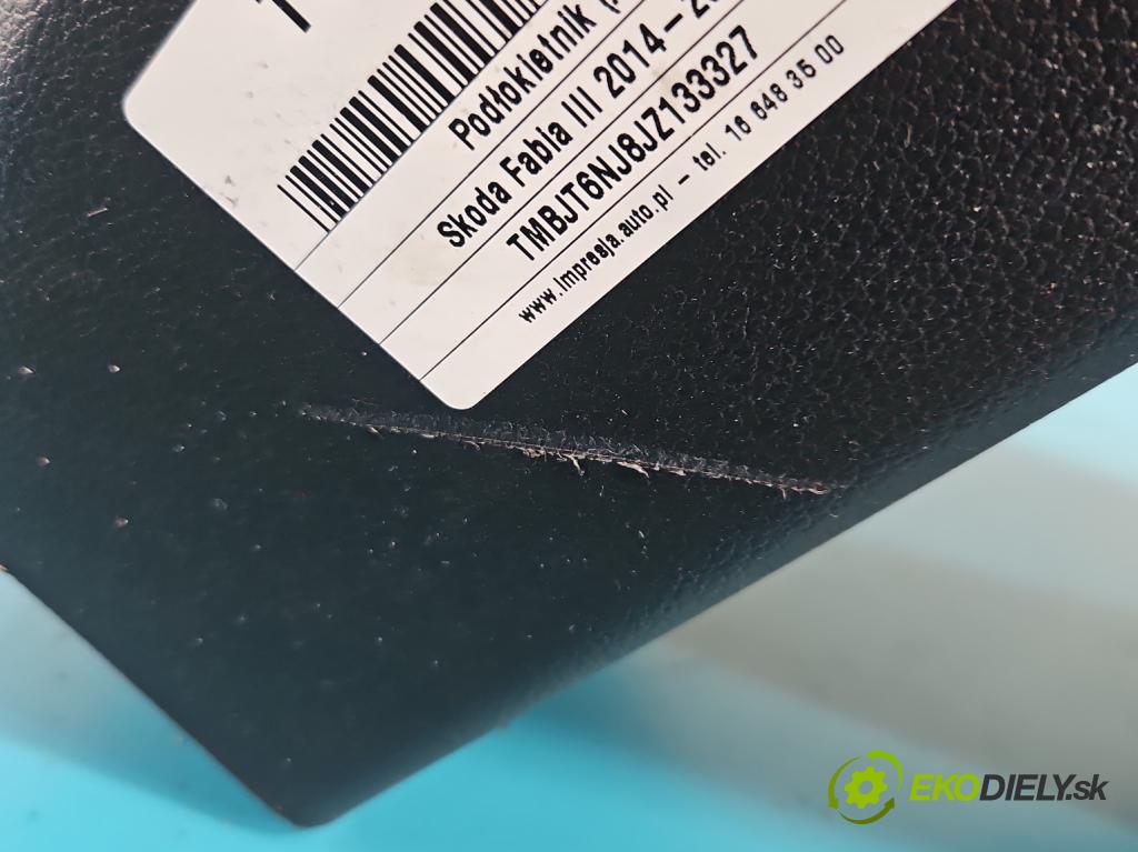 Skoda Fabia III 2014-2021 1.4 tdi 105 HP manual 77 kW 1422 cm3 5- operadlo 6V0864207 (Lakťová opierka)