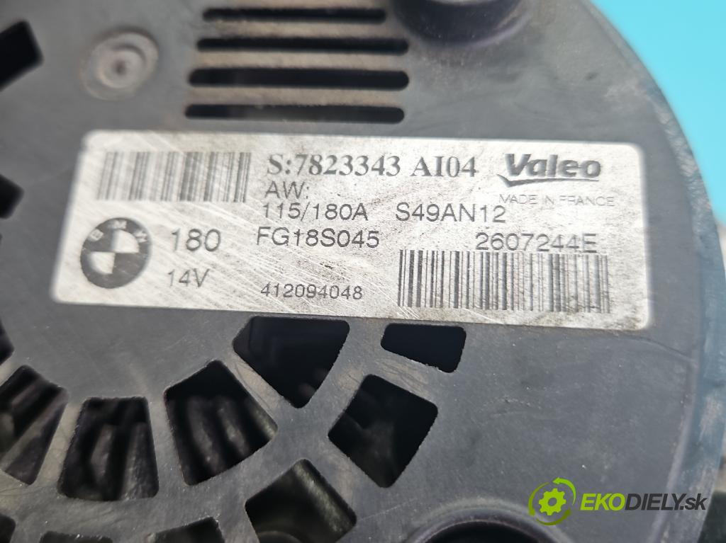 Bmw 3 F30 2011-2018 2.0d 116 HP manual 85 kW 1995 cm3 5- Alternator 7823343 (Alternátor)