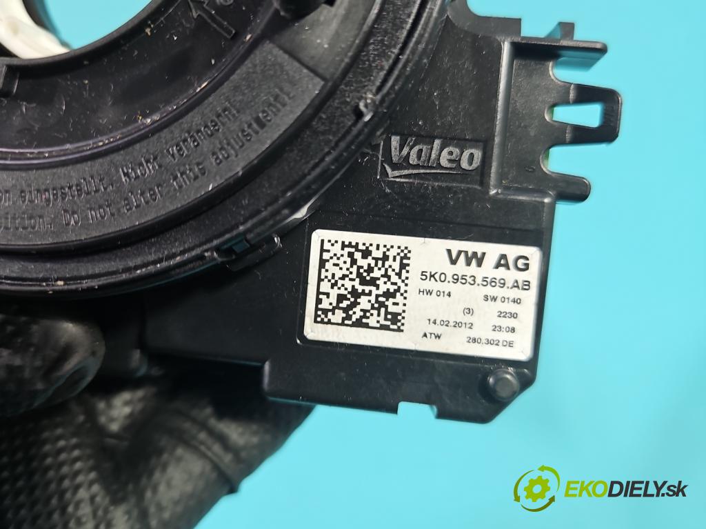 Vw Passat B7 2010-2014 2.0 tdi 140 HP manual 103 kW 1968 cm3 5- Páska: airbag 5K0953569AB (Airbag)