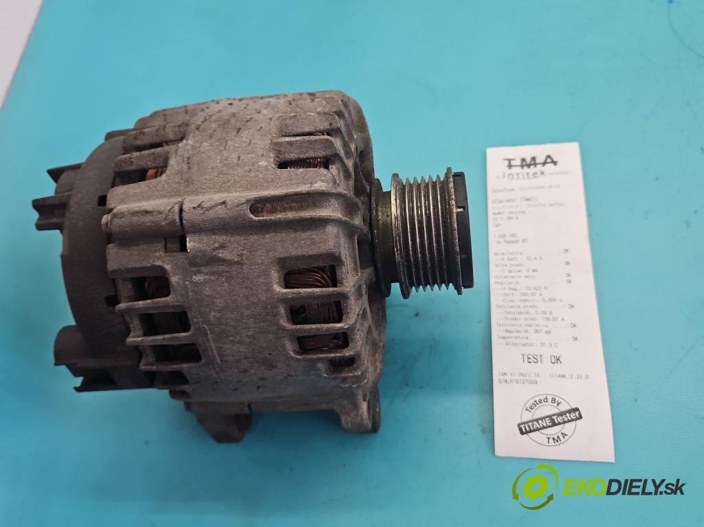 Vw Passat B7 2010-2014 2.0 tdi 140 hp manual 103 kW 1968 cm3 5- Alternator 03L903023B (Alternátor)