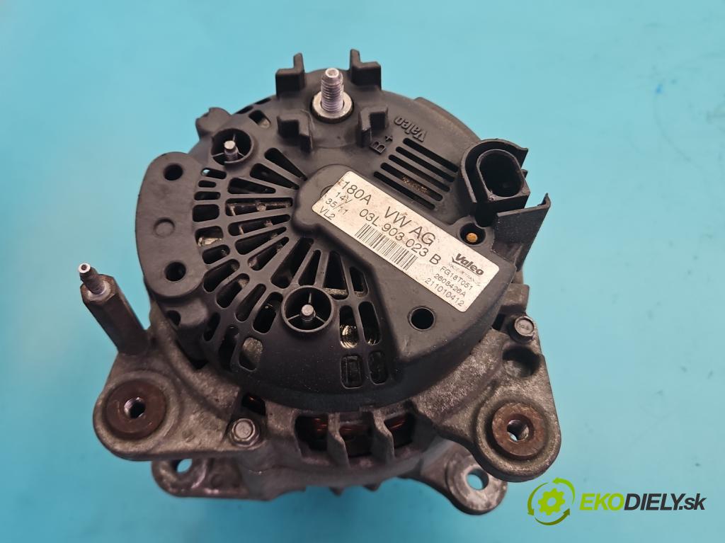 Vw Passat B7 2010-2014 2.0 tdi 140 HP manual 103 kW 1968 cm3 5- Alternator 03L903023B (Alternátor)