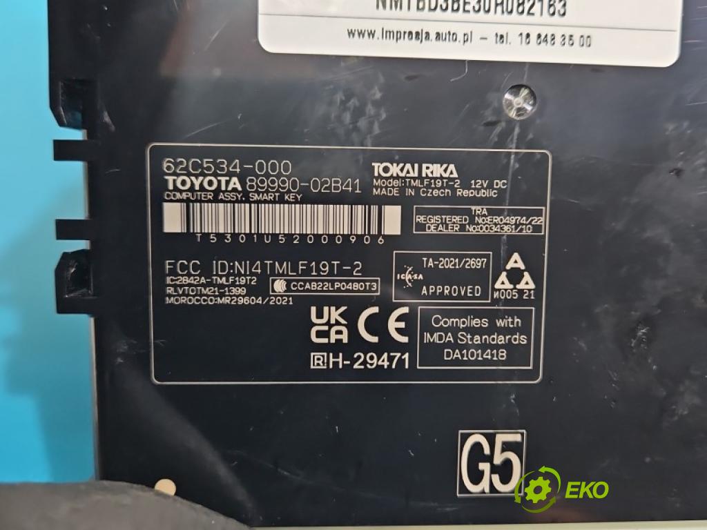 Toyota Corolla E21 2019- 1.8 16V 98 hp automatic 72 kW 1798 cm3 4- řídící jednotka 89990-02B41