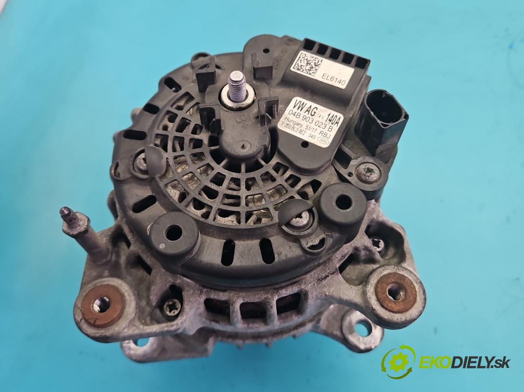 Skoda Fabia III 2014-2021 1.4 tdi 105 HP manual 77 kW 1422 cm3 5- Alternator 04B903023B (Alternátor)