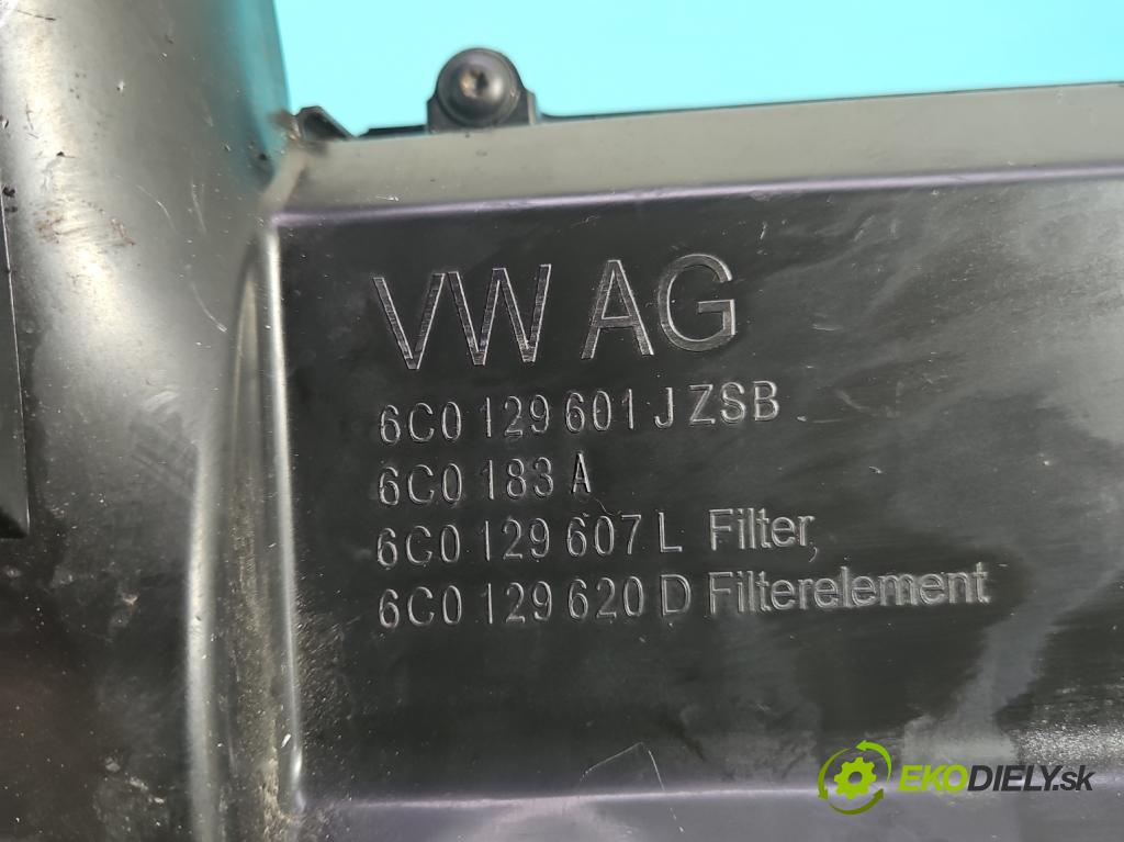 Skoda Fabia III 2014-2021 1.4 tdi 105 hp manual 77 kW 1422 cm3 5- obal filtra vzduchu 6C0129601J (Kryt vzduchového filtru)