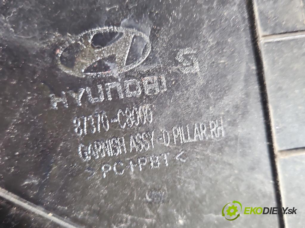 Hyundai i20 II 2014-2020 1.2 16V 84KM manual 62 kW 1248 cm3 5- lišta blatník zadné pravé 87370-08000 (Lišta)