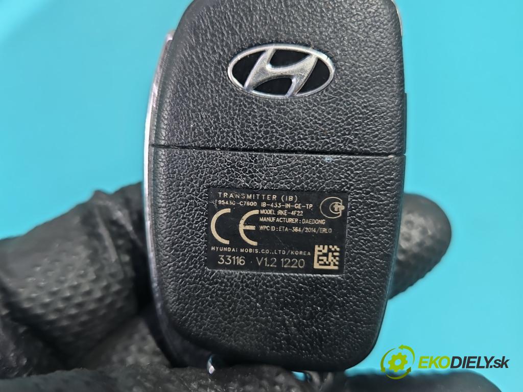 Hyundai i20 II 2014-2020 1.2 16V 84KM manual 62 kW 1248 cm3 5- spínací skříňka  (Spínací skříňka)