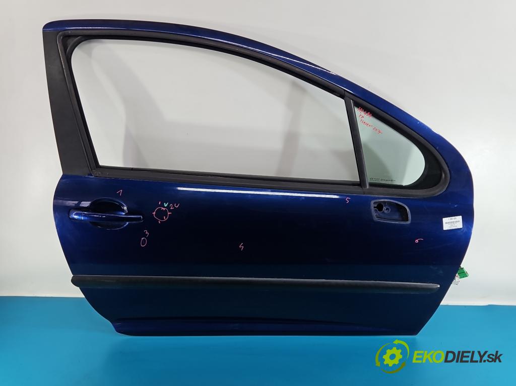 Peugeot 207 1.4 16V 88 HP manual 65 kW 1360 cm3 3- dvere predné pravé  (Kľučka dverí ostatné)