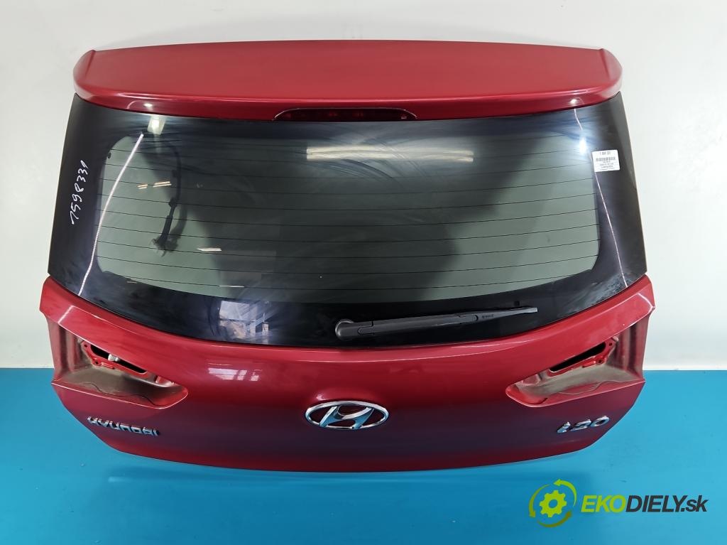 Hyundai i20 II 2014-2020 1.2 16V 84KM manual 62 kW 1248 cm3 5- zadní kufrové dveře  (Zadní kapota (kufr))