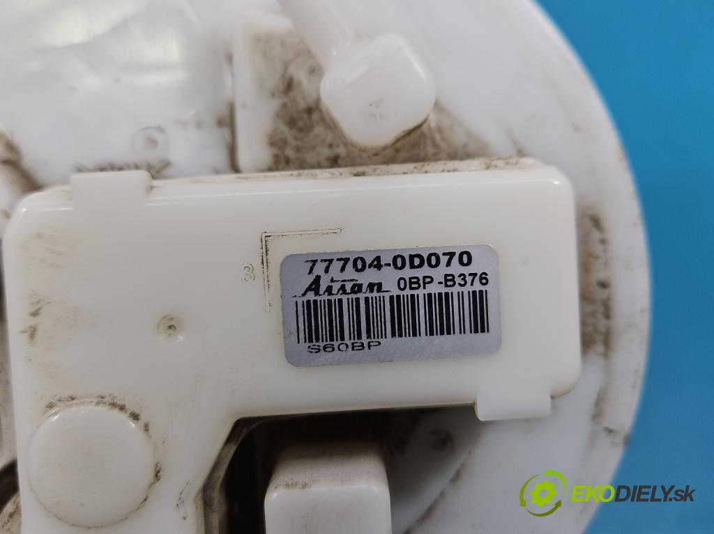 Toyota Yaris III 2011-2020 1.5 vvti 111KM manual 82 kW 1496 cm3 5- čerpadlo paliva 77704-0D070
