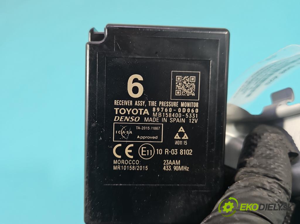Toyota Yaris III 2011-2020 1.5 vvti 111KM manual 82 kW 1496 cm3 5- riadiaca jednotka ostatné 89760-0D060