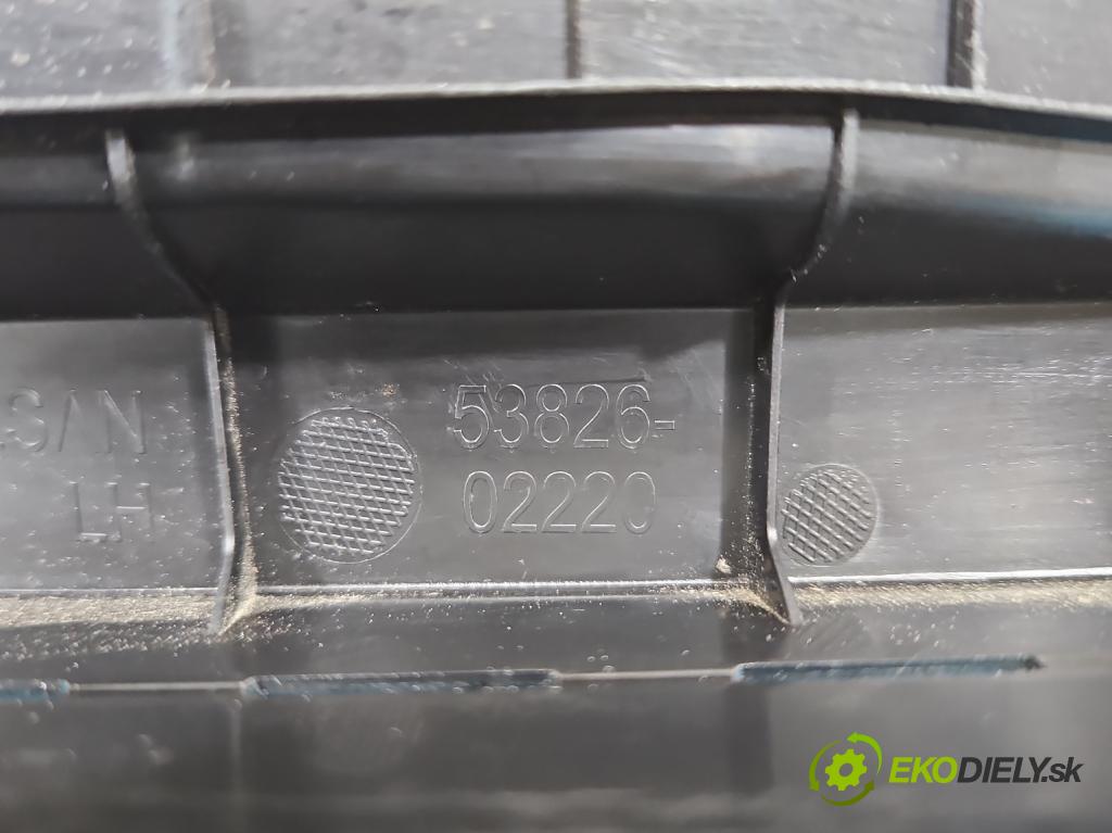Toyota Corolla E21 2019- 1.8 16V 98 hp automatic 72 kW 1798 cm3 4- kryt plastová 53826-02220