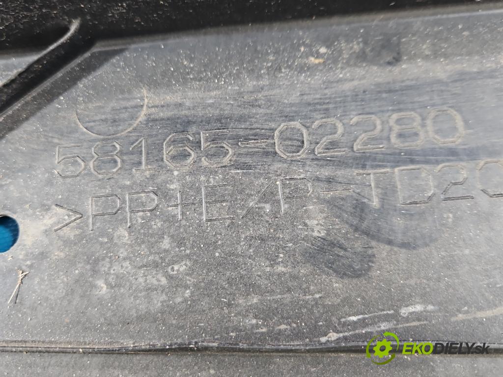 Toyota Corolla E21 2019- 1.8 16V 98 hp automatic 72 kW 1798 cm3 4- kryt plastová 58165-02280