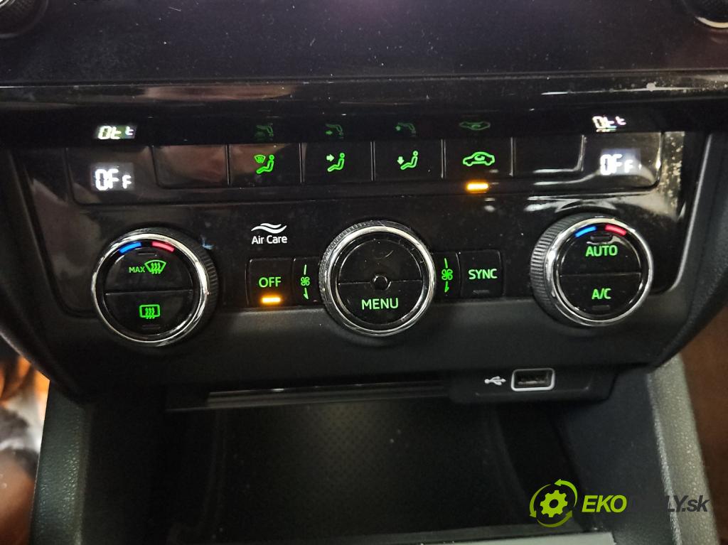 Skoda Octavia III 2013- 1.6 tdi DGT 116 hp manual 85 kW 1598 cm3 5- palubní deska panel topení 5E0907044AP