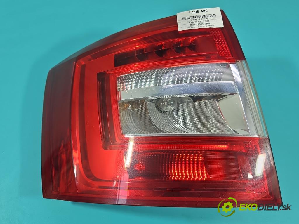 Skoda Octavia III 2013- 1.6 tdi DGT 116 hp manual 85 kW 1598 cm3 5- světlo zadní levé blatník: 5E9945095A
